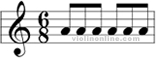 6/8 time signature