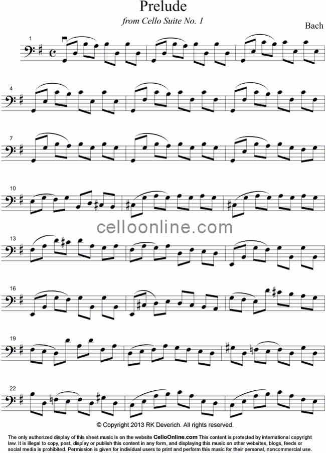 Cello Online Free Cello Sheet Music - from Cello No.