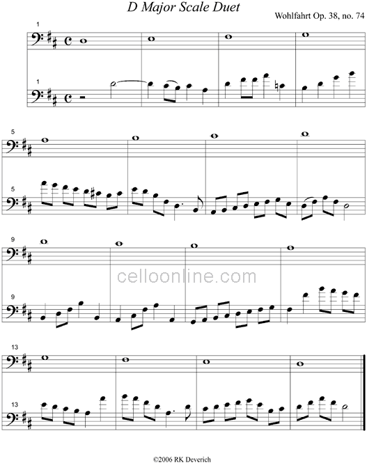 D Major Scale Duet